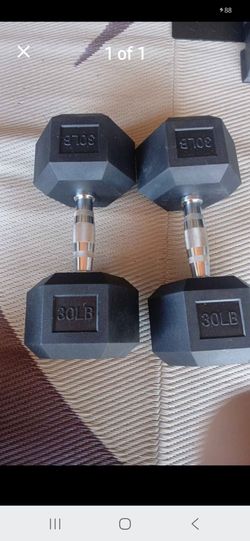 Weights Rubber 30 lb new