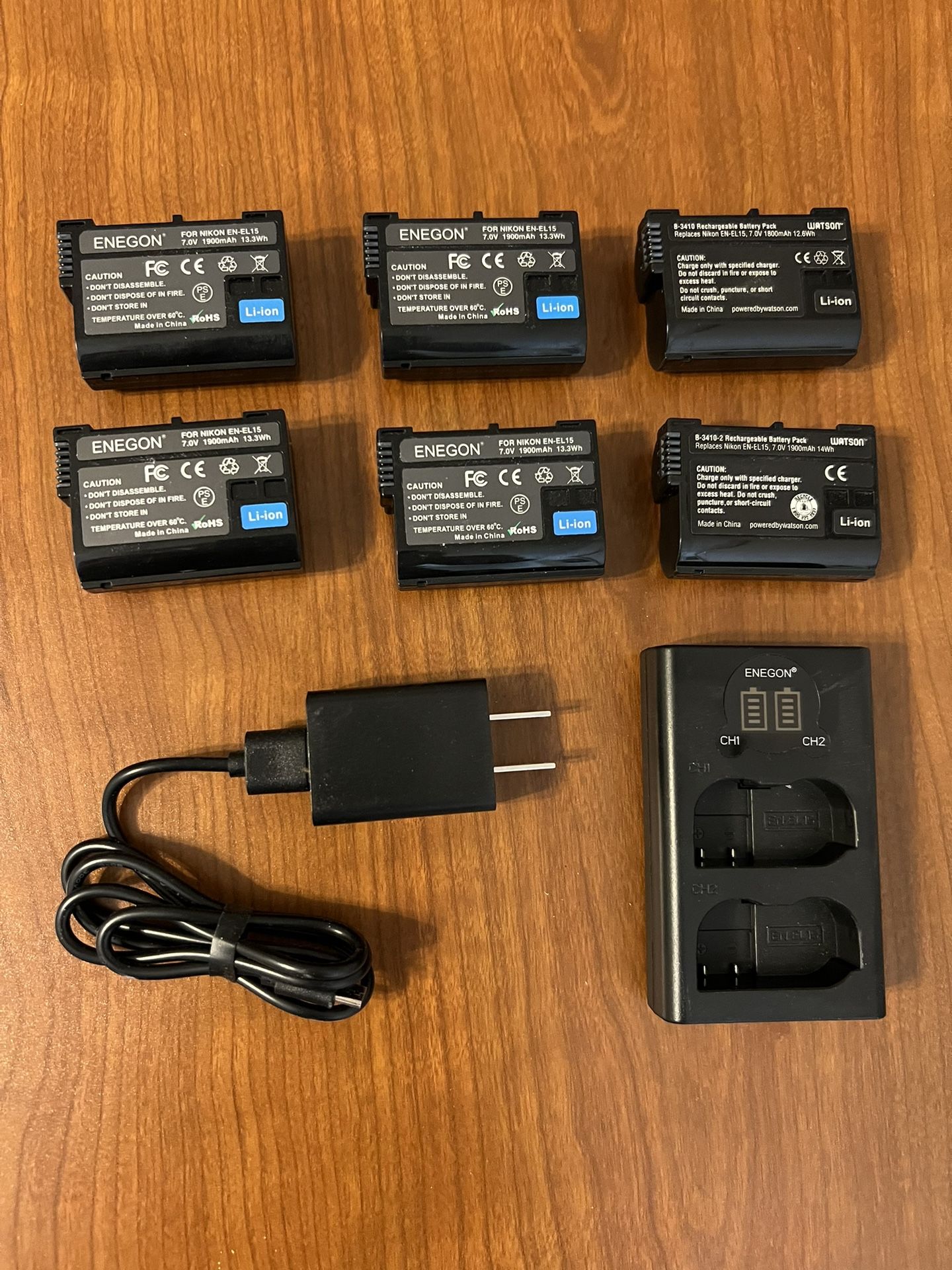 Enegon & Watson Photography Batteries