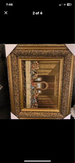 Vintage Artwork Last Supper