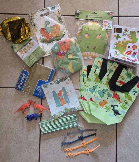 Dino Birthday Decorations 1 Year Old
