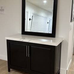  Calcutta Quartz Custom Sideboard 