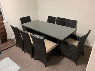 $899! Last 2 SET!! All weather wicker Outdoor Furniture. NO ASSEMBLE NEED!! Light & strong! Great for pool side and back yard