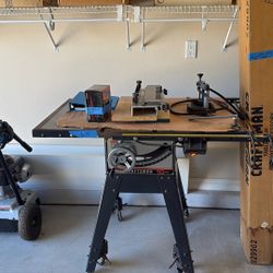 Craftsman 10” Table Saw W/ Stand