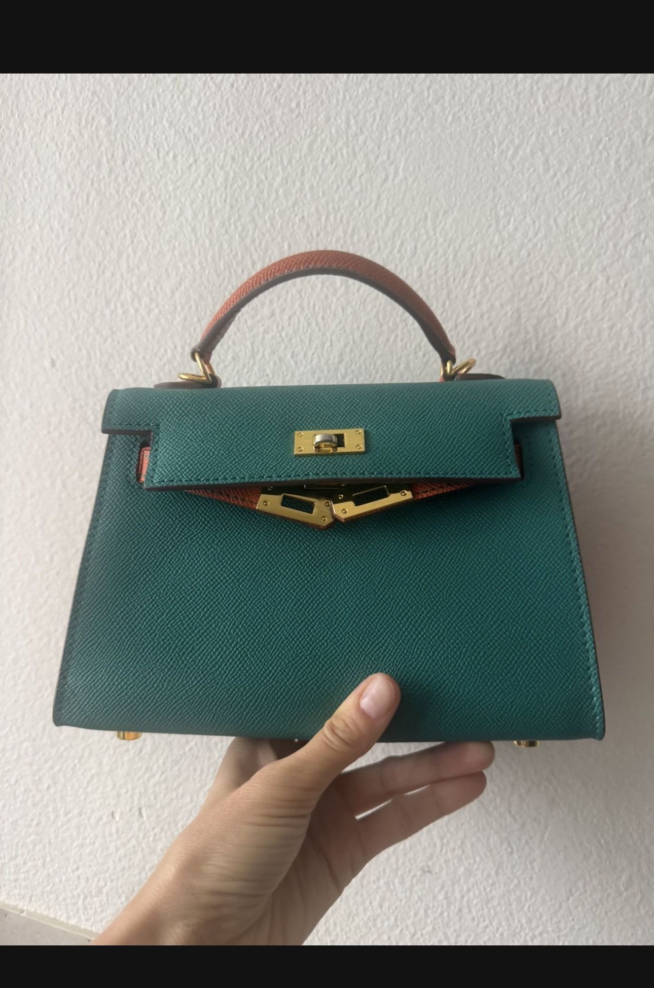 Bag Blue Hermes Kelli