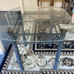 Glass Top Table 