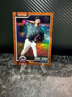 Kodai Senga Topps 75th All-Star Game Orange Parallel Card