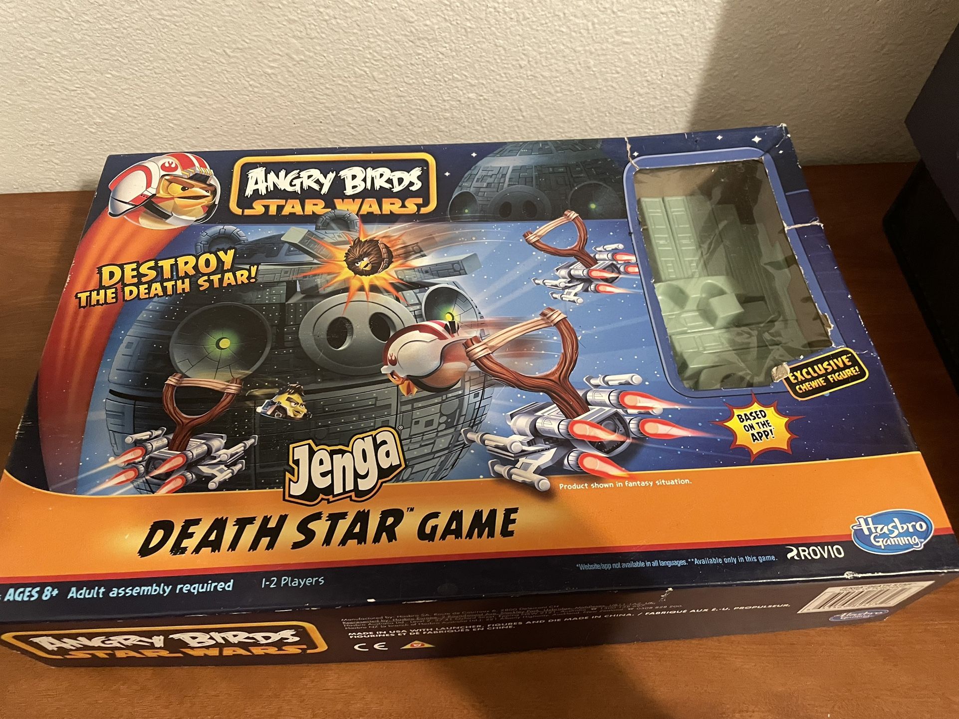 Angry Birds Star Wars Death Star Jenga Game Hasbro