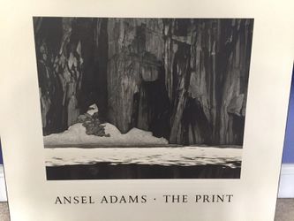 Ansel Adams print FROZEN LAKES AND CLIFFS