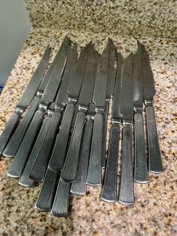 Steak knives set 18 Dlrs