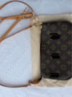 Brown Leather Shoulder Purse