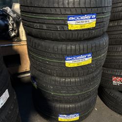 275/40/20 Accelera Tires Installed And Balanced 