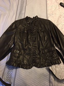 Women's INC Faux Leather Jacket. Size XL. Worn Once!!