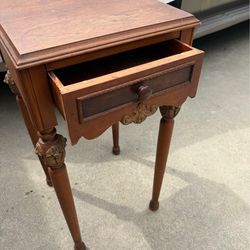 Beautiful wooden nightstand