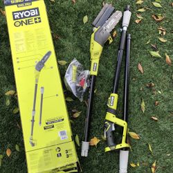 Ryobi 18v Pole Saw Like New 