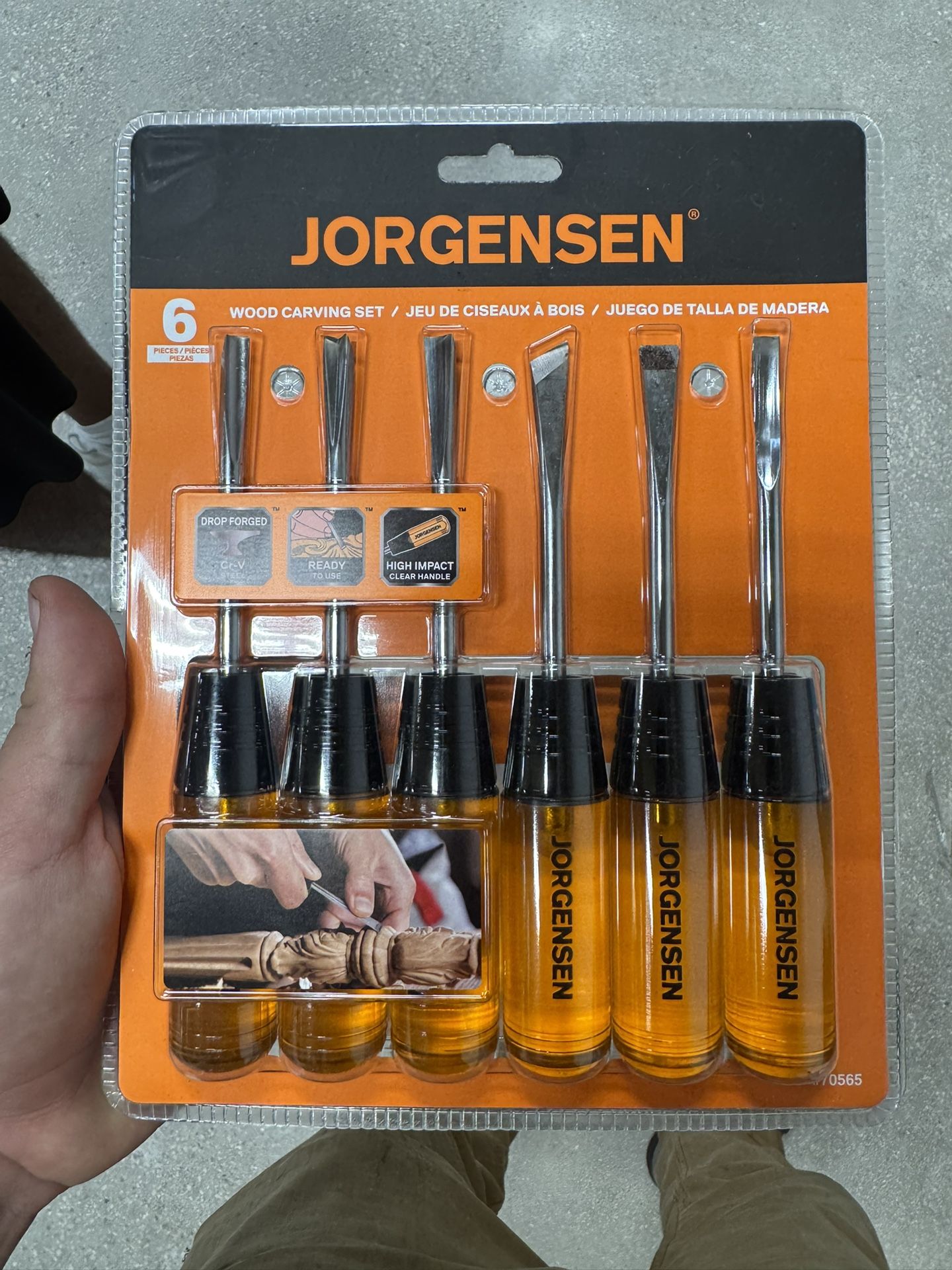 JRGENN 6PC WD CRVNG ST (nuevo )
