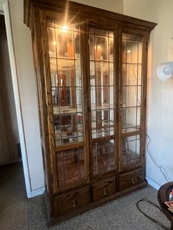 Wood Hutch for sale asking $250 OBO