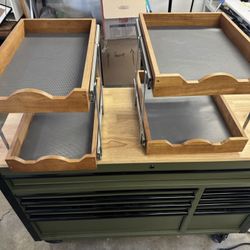 2 Tier Pull Out Cabinet Organizer