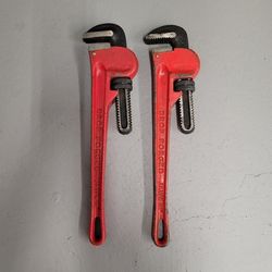 pipe wrenches 18 inch both for $15