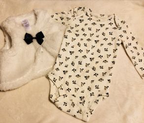 Baby girl cloths $5 each tops worn once rest washed but never worn