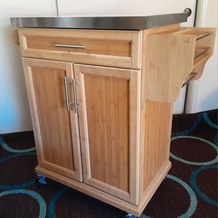 Rolling Cabinet Kitchen Cart