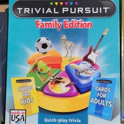 Trivial Pursuit Family Edition Board Game