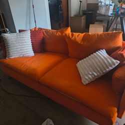 Orange couch
