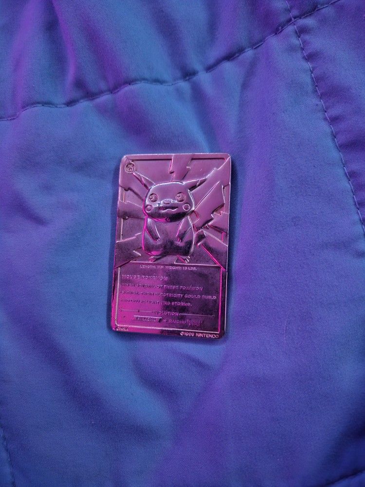 Gold Plated Pokemon Cards And Tins
