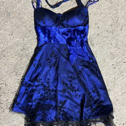 Royal Blue Short Dress Formal/Homecoming