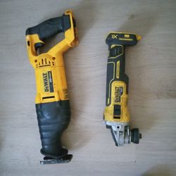 DeWalt Sawzall And Angle Grinder