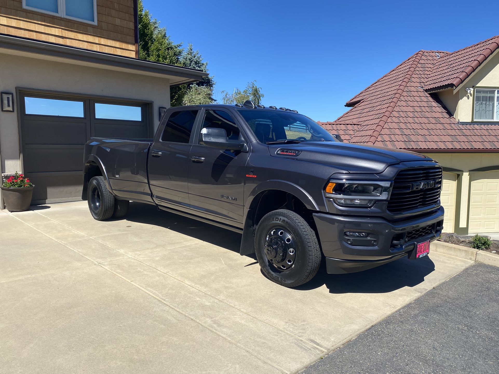 RAM OEM Alcoa Factory Black Dually Wheels and Tires