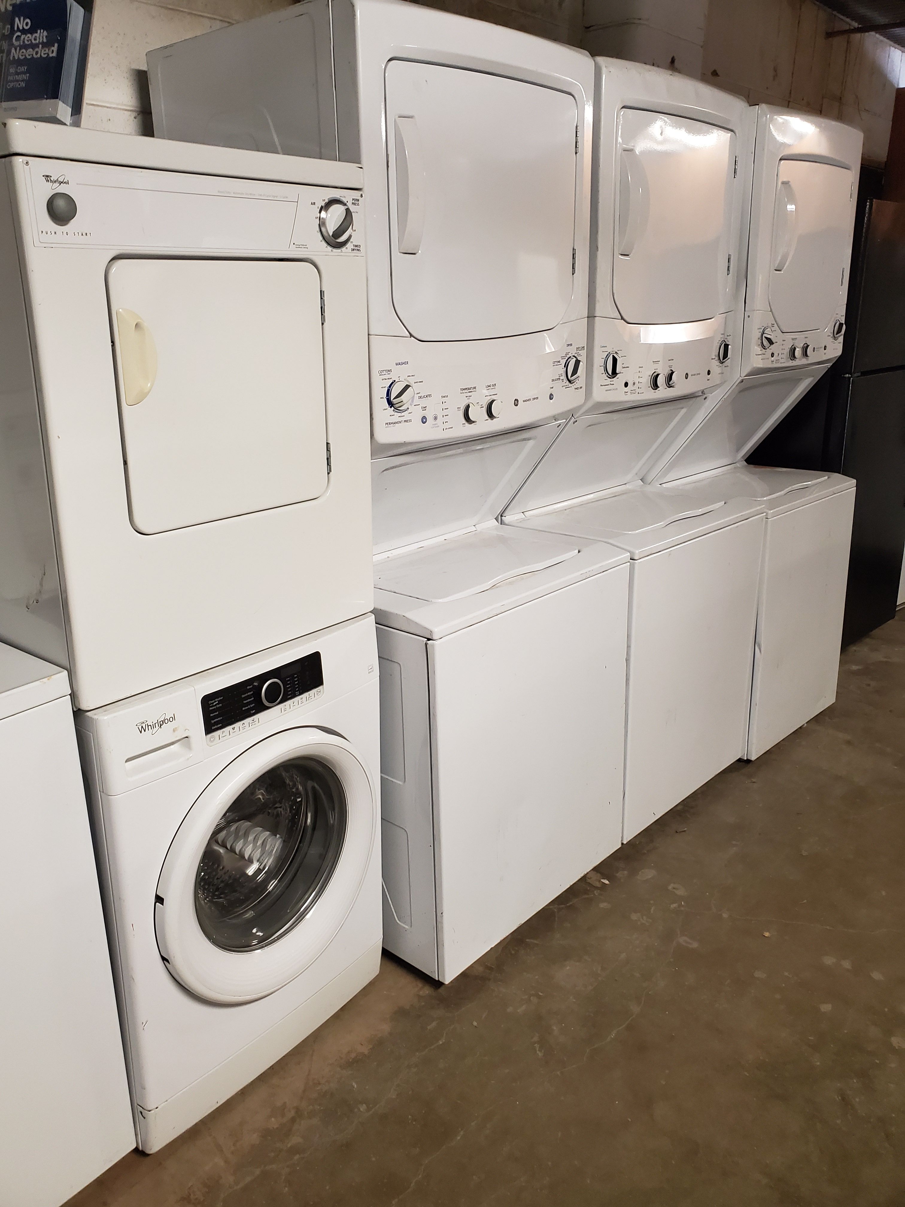 Stackable washer/dryer