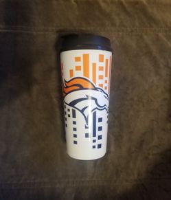 Denver Broncos Plastic Travel Cup