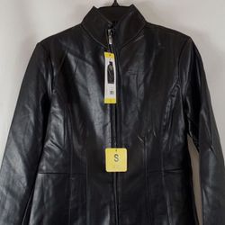 New Kenneth Cole Women's Leather Jacket 