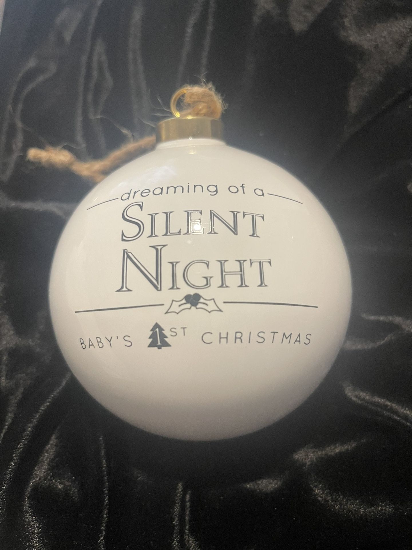 New In Box. Baby’s First Christmas Ornament