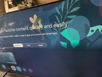 75” Samsung smart tv