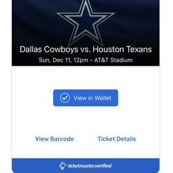 Cowboys Vs Texans 