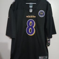 NFL Official License Baltimore Ravens Playoff Jersey Size XL Lamar Jackson