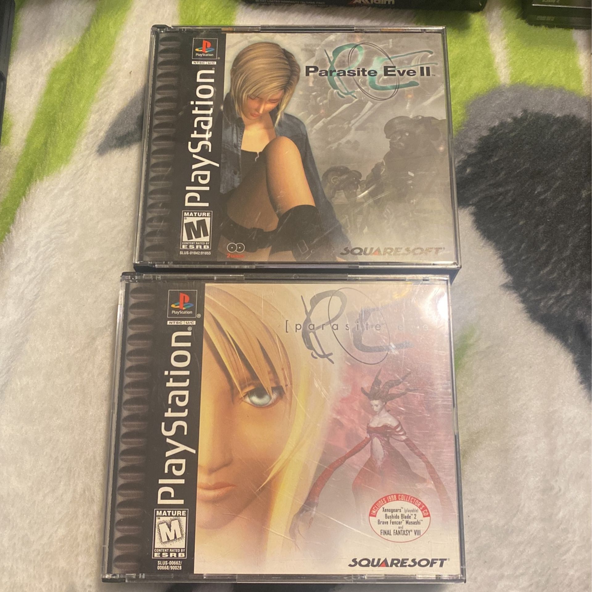 Parasite Eve (Sony PlayStation 1, 1998) PS1 Discs And Case No