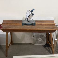 Workbench With Ryobi 10” Chop Saw
