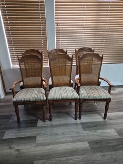 Vintage Singer Furniture Co. Dining Chairs (Set of 6)