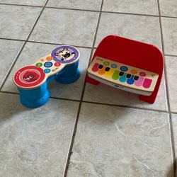 Toddler Drum & Piano duo little Einstein 