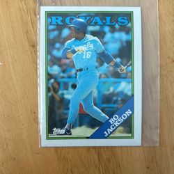 1988 Topps Bo Jackson Card