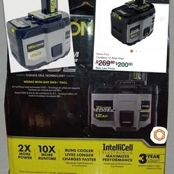 RYOBI

ONE

12Ah

18VLITHIUM EDGE Battery