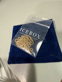 Icebox rope chain 14k, 1.5mm, 24 inches