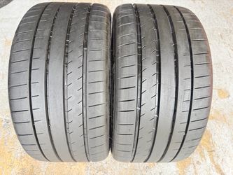 Two Tires 265/30/19 Michelin Pilot Sport 4S with 96-99% Left Excellent pair no patches