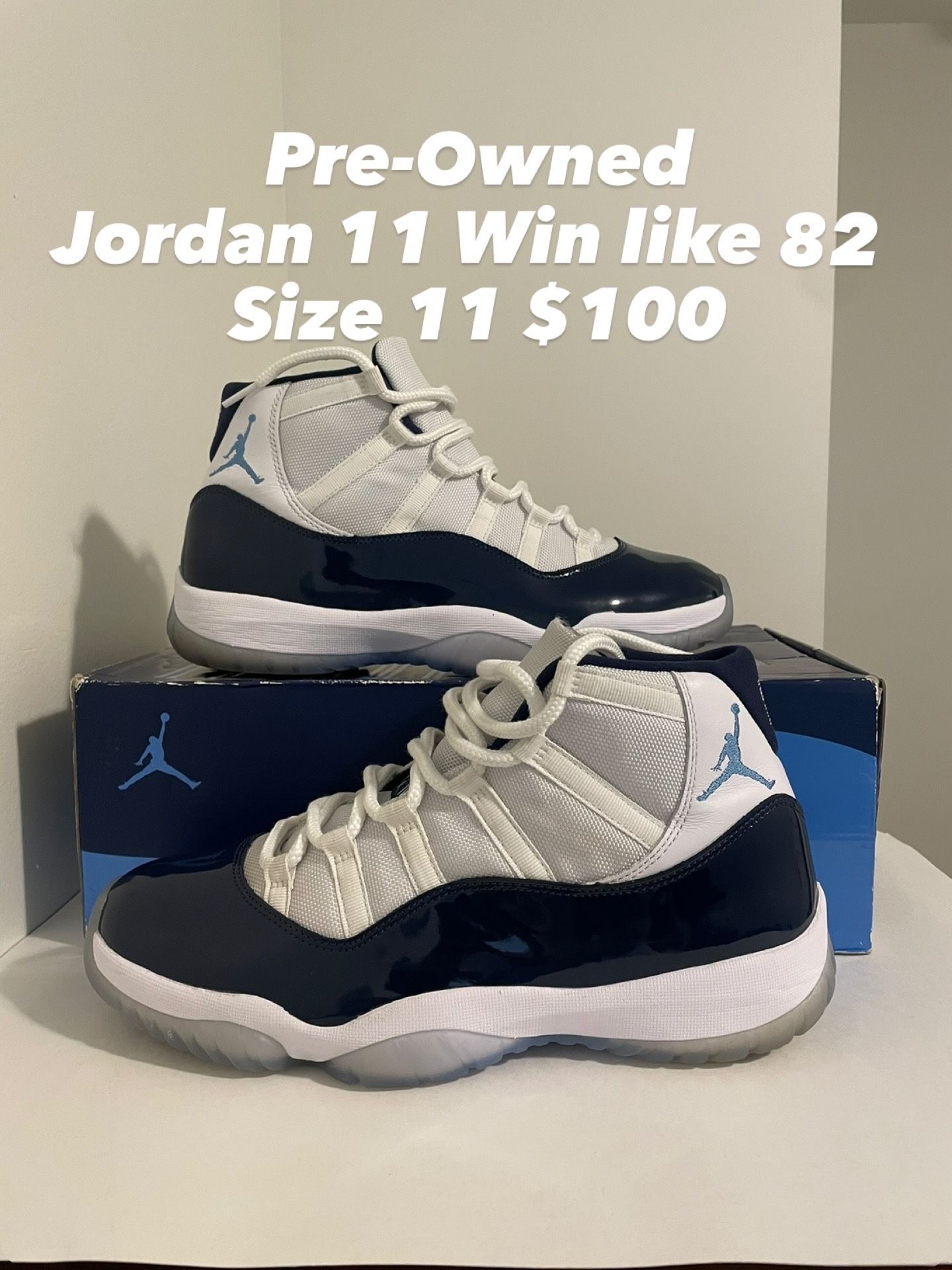 Jordan 11 Win like 82 Size 11