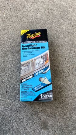 Meguiar's Two Step Headlight Restoration Kit, Cleaner