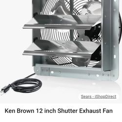 Exhaust Shutter Fan