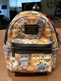 Star Wars Loungefly Ewok Mini Backpack 