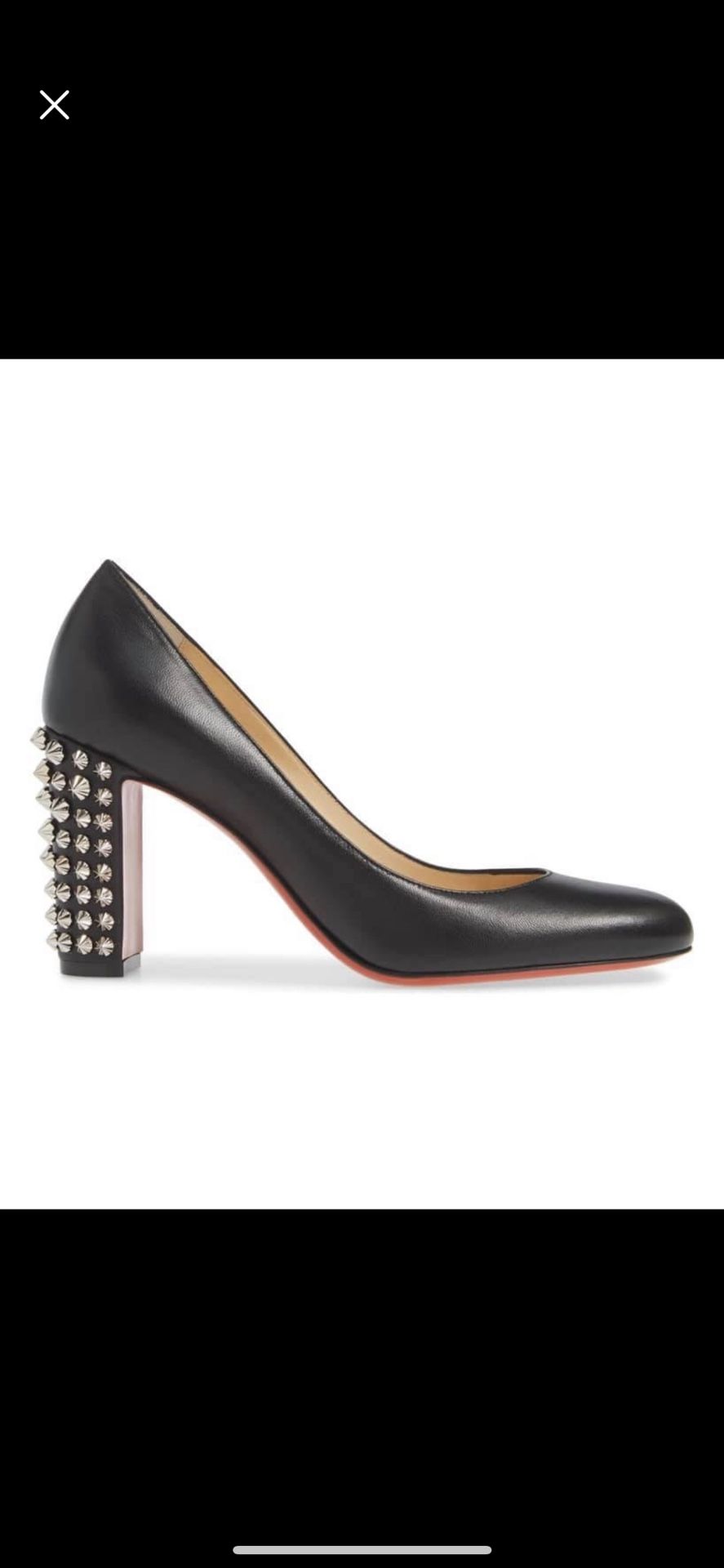 Christian Louboutin , Black , Size 39